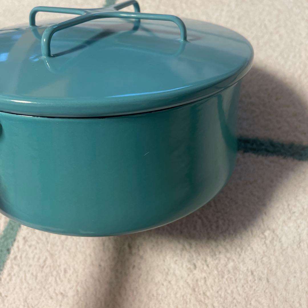 DANSK 両手鍋 23cm ターコイズ 廃盤カラー ダンスクコベンスタイル