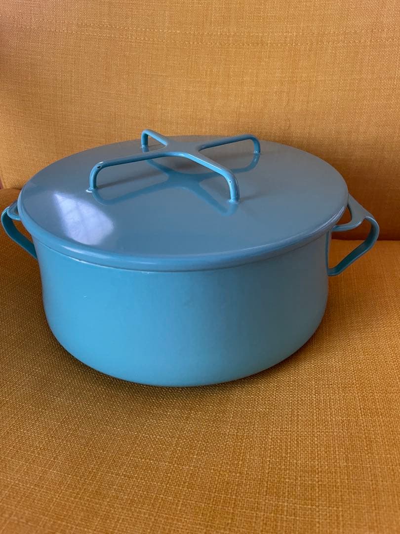 DANSK 両手鍋 23cm ターコイズ 廃盤カラー ダンスクコベンスタイル