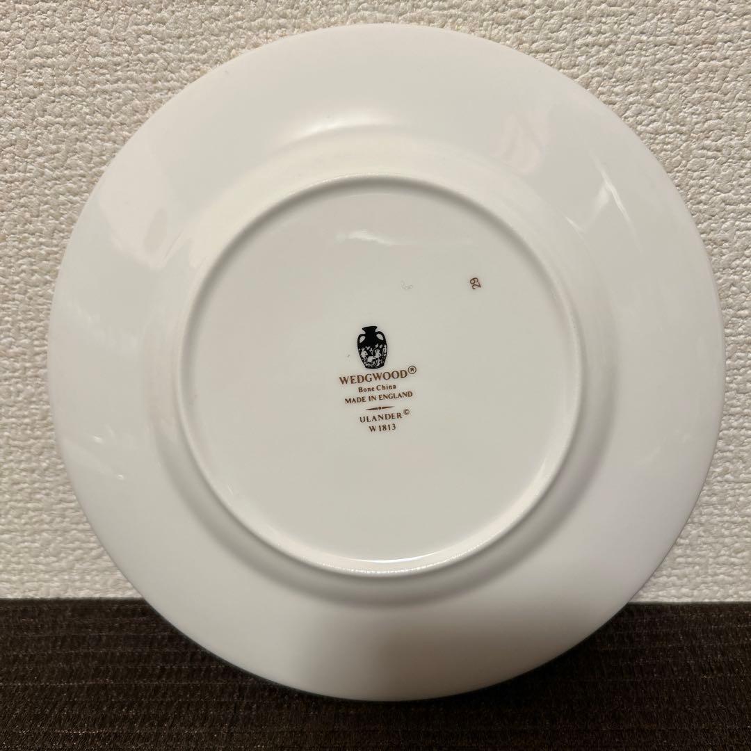 ウェッジウッド　ユーランダー　パウダールビー　デザートプレート　17.5cm