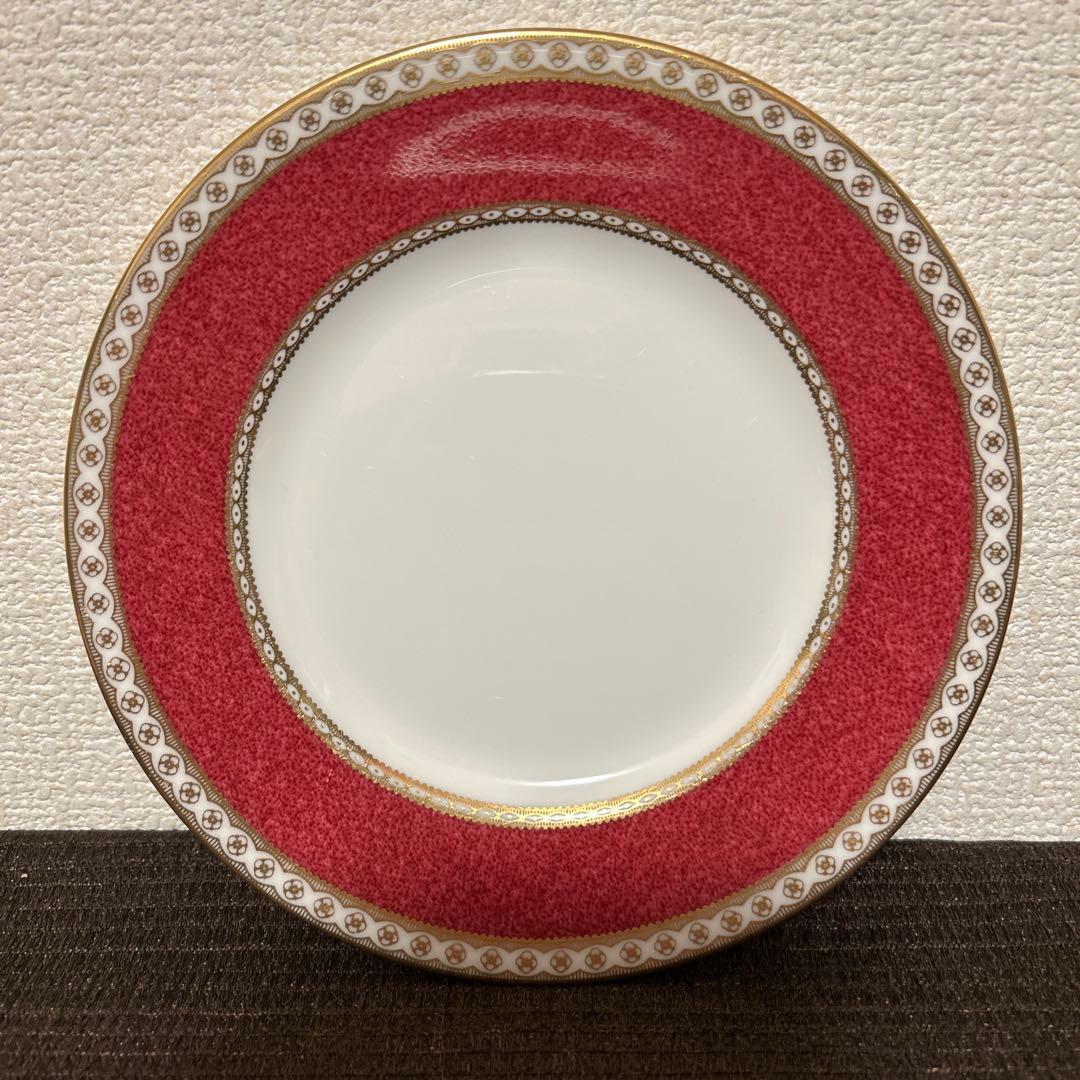 ウェッジウッド　ユーランダー　パウダールビー　デザートプレート　17.5cm