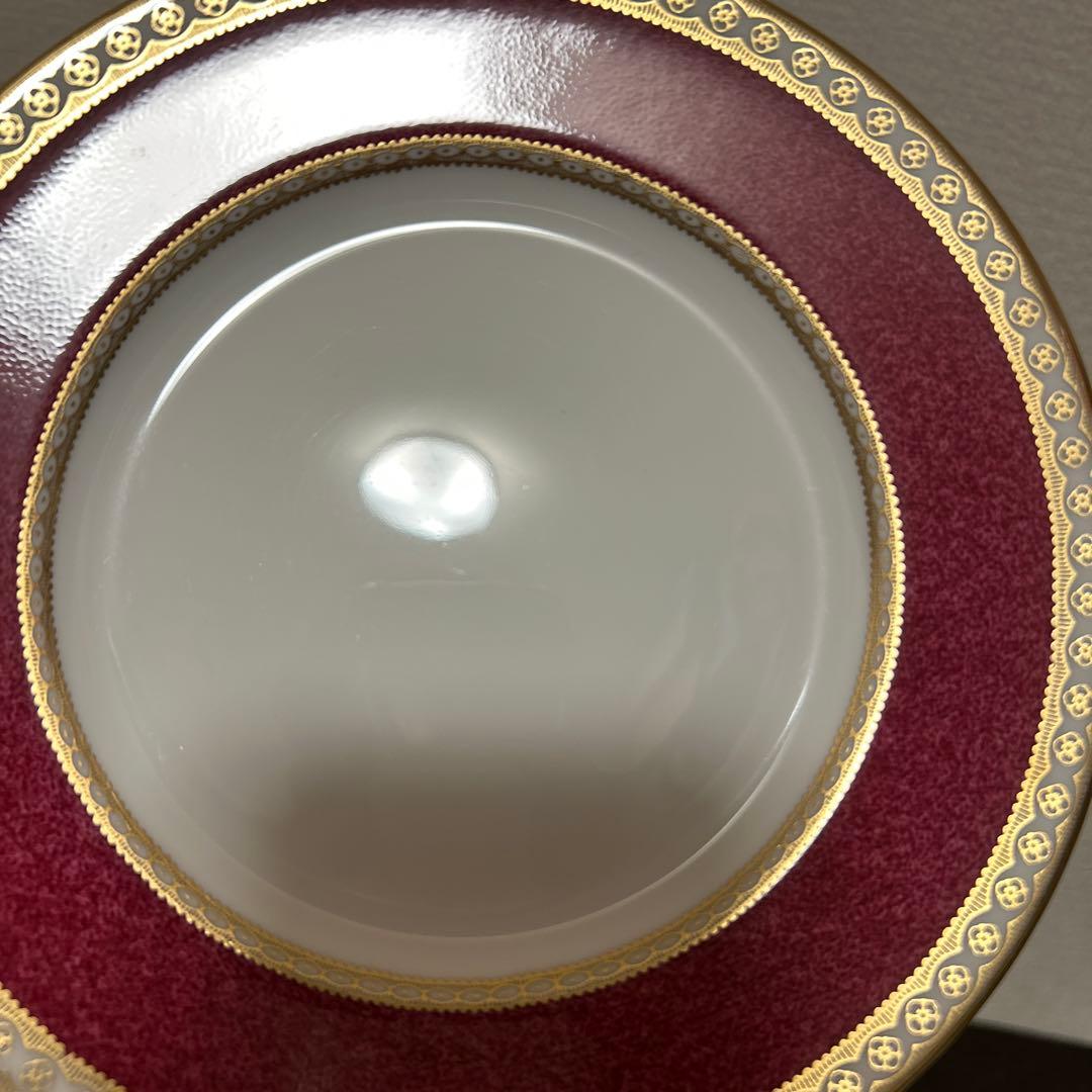 ウェッジウッド　ユーランダー　パウダールビー　デザートプレート　17.5cm