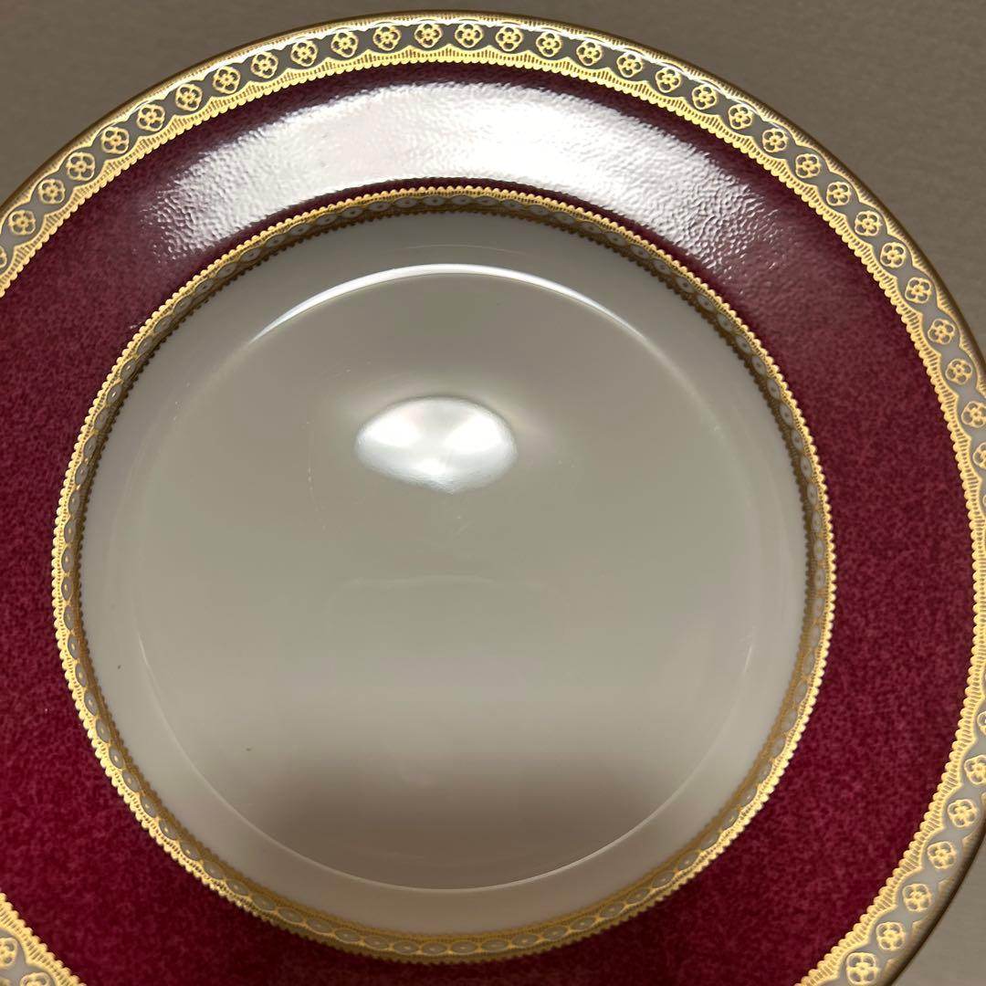 ウェッジウッド　ユーランダー　パウダールビー　デザートプレート　17.5cm