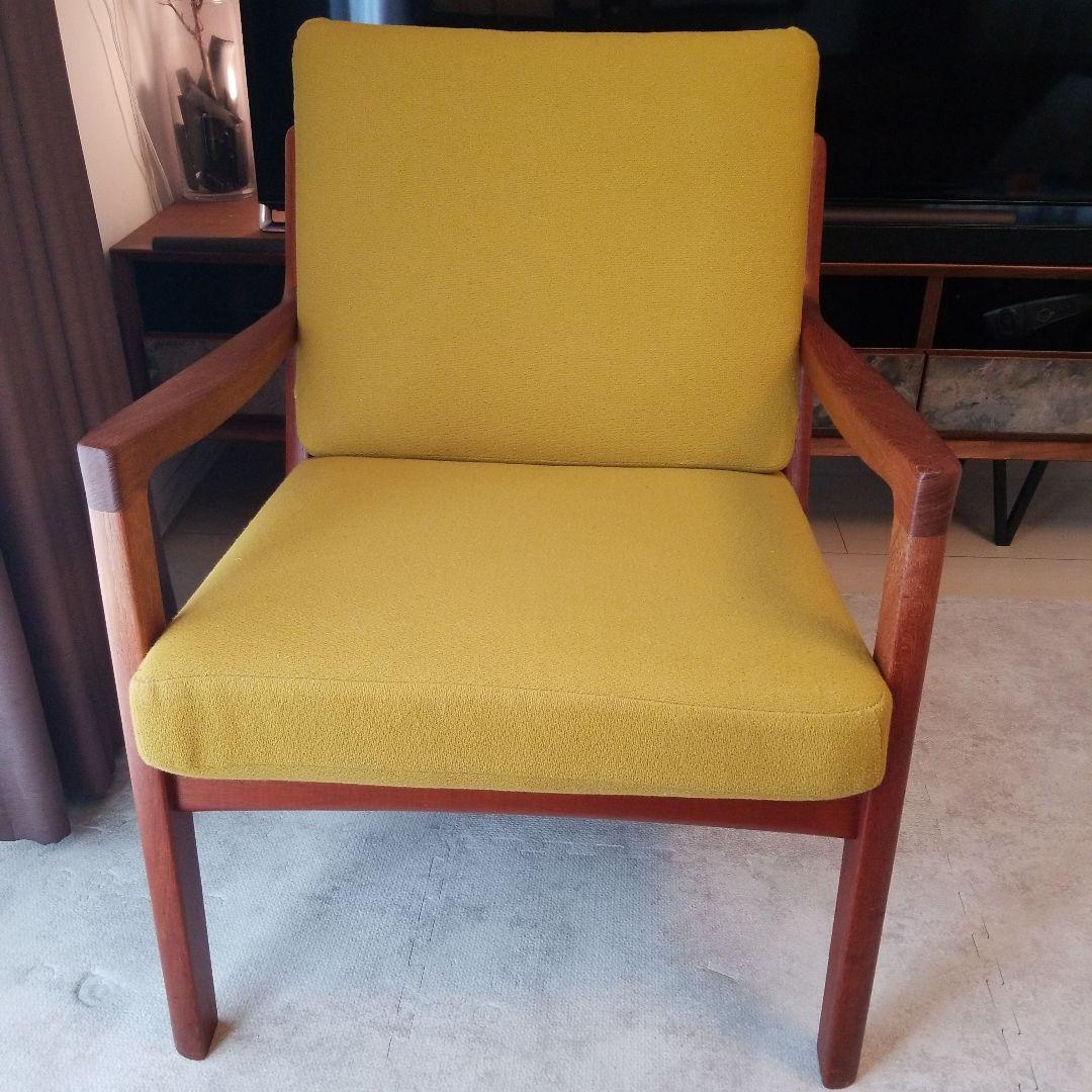 France & son　シングルソファ　チーク材　北欧ビンテージソファ