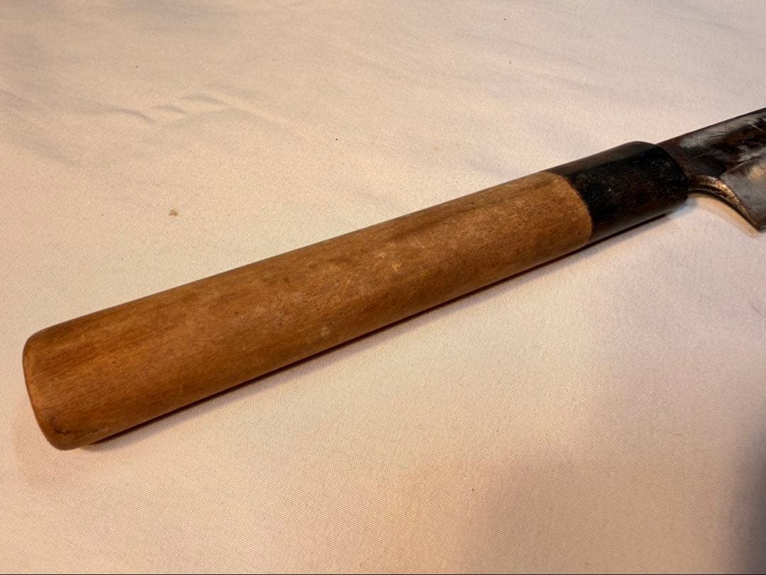 麻生　柳刃包丁　刺身包丁　包丁　刃物　刻印あり