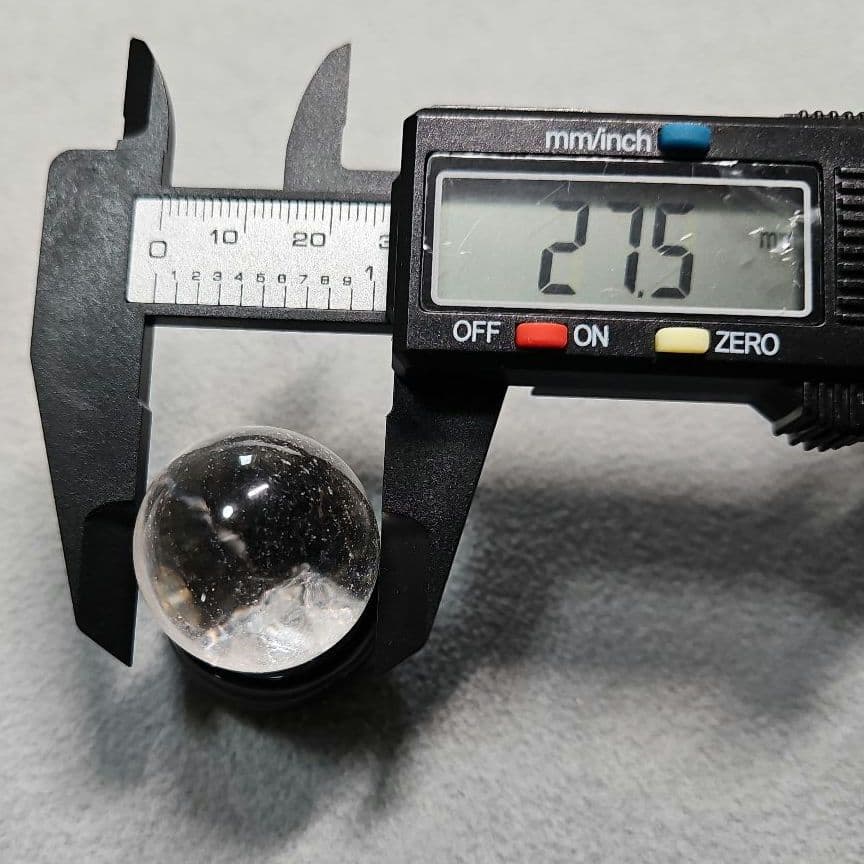 【高品質】クォーツインクォーツ 27.5mm スフィア