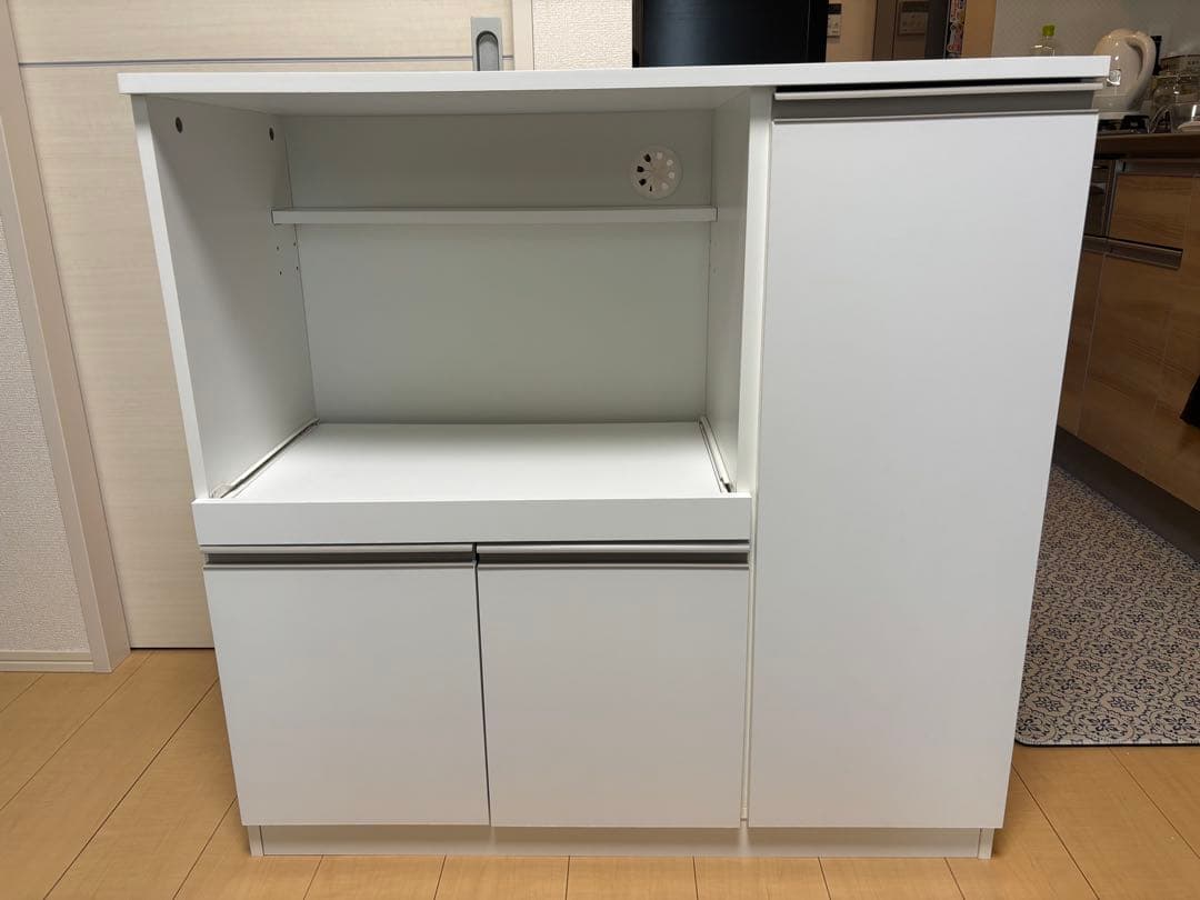 ニトリ レンジ台 フォルムRE9090 ホワイト