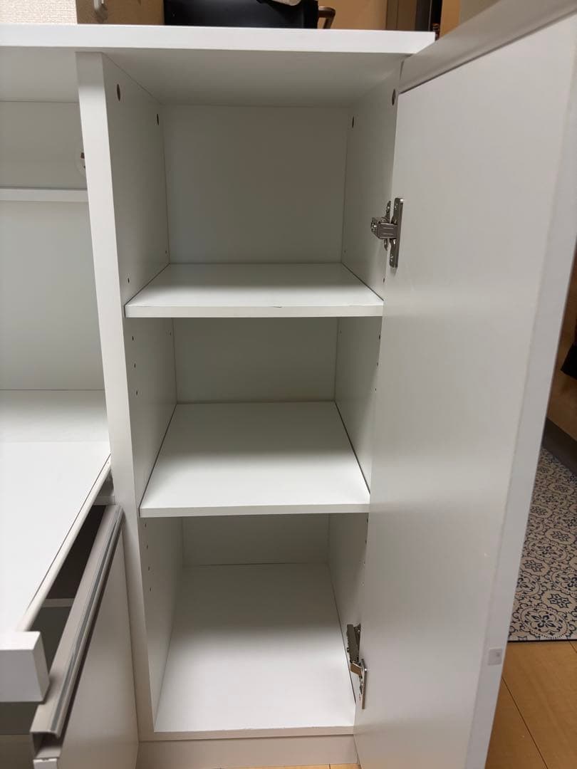 ニトリ レンジ台 フォルムRE9090 ホワイト