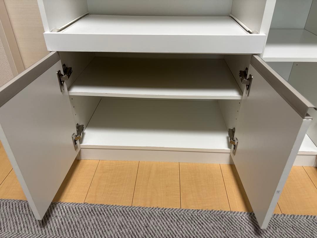 ニトリ レンジ台 フォルムRE9090 ホワイト