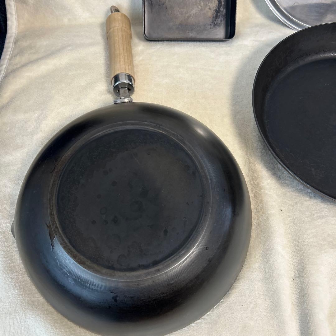 中古　リバーライト　極　フライパン 26cm　深型　厚板　たまご焼き 蓋