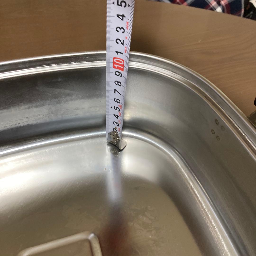 ステンレス　３段蒸し器