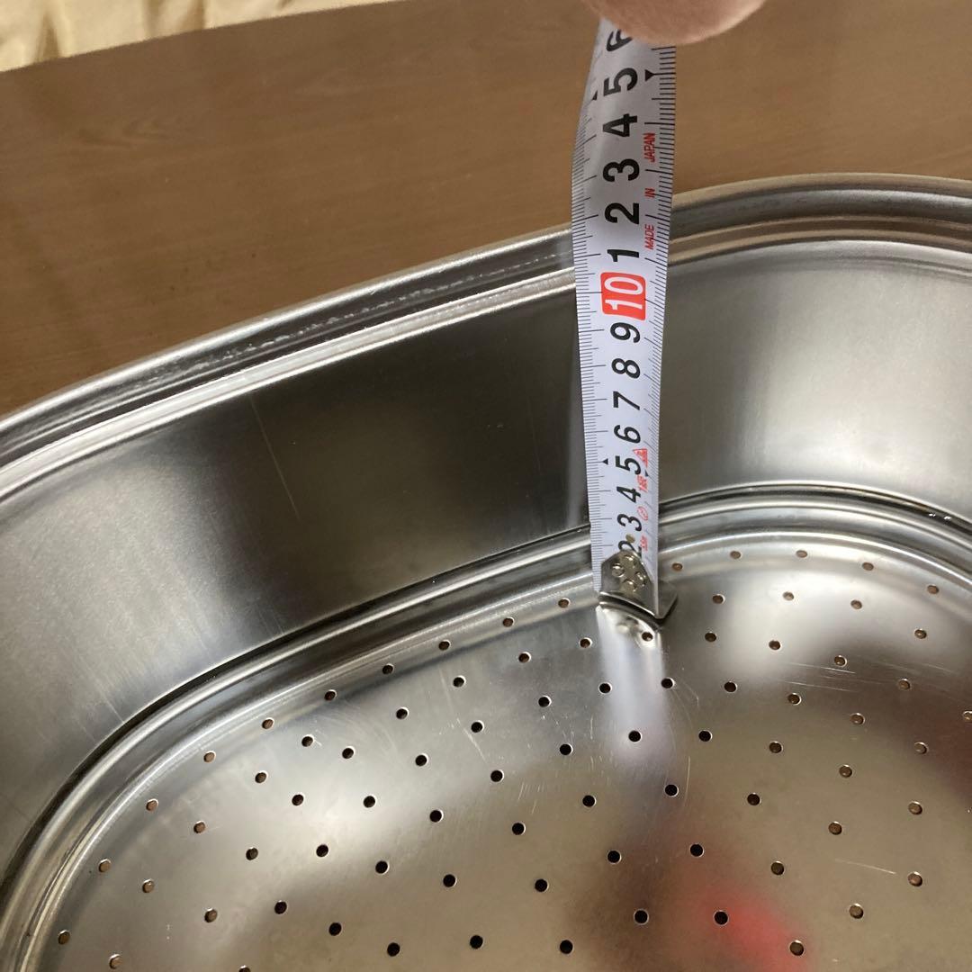 ステンレス　３段蒸し器