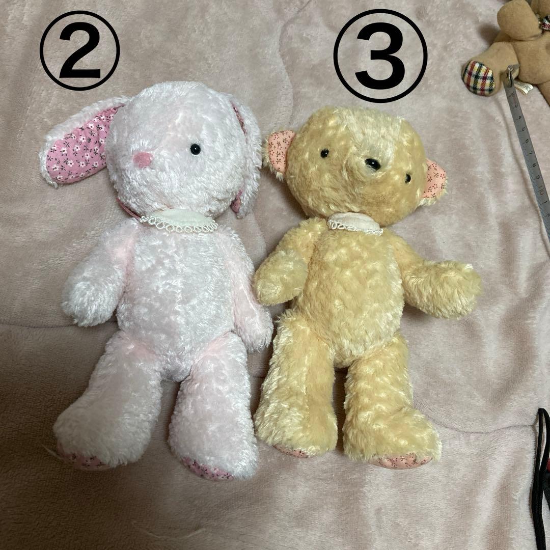 モンスイユ ワイワイぬいぐるみセット③ 16コ 中古品 バラ売り不可