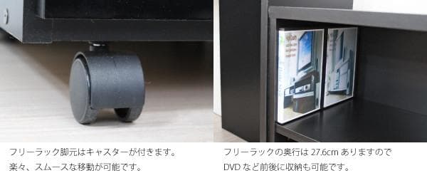 《新品・送料無料》コーナーデスク 高級ブラック鏡面 ハイタイプ デスク3点セット