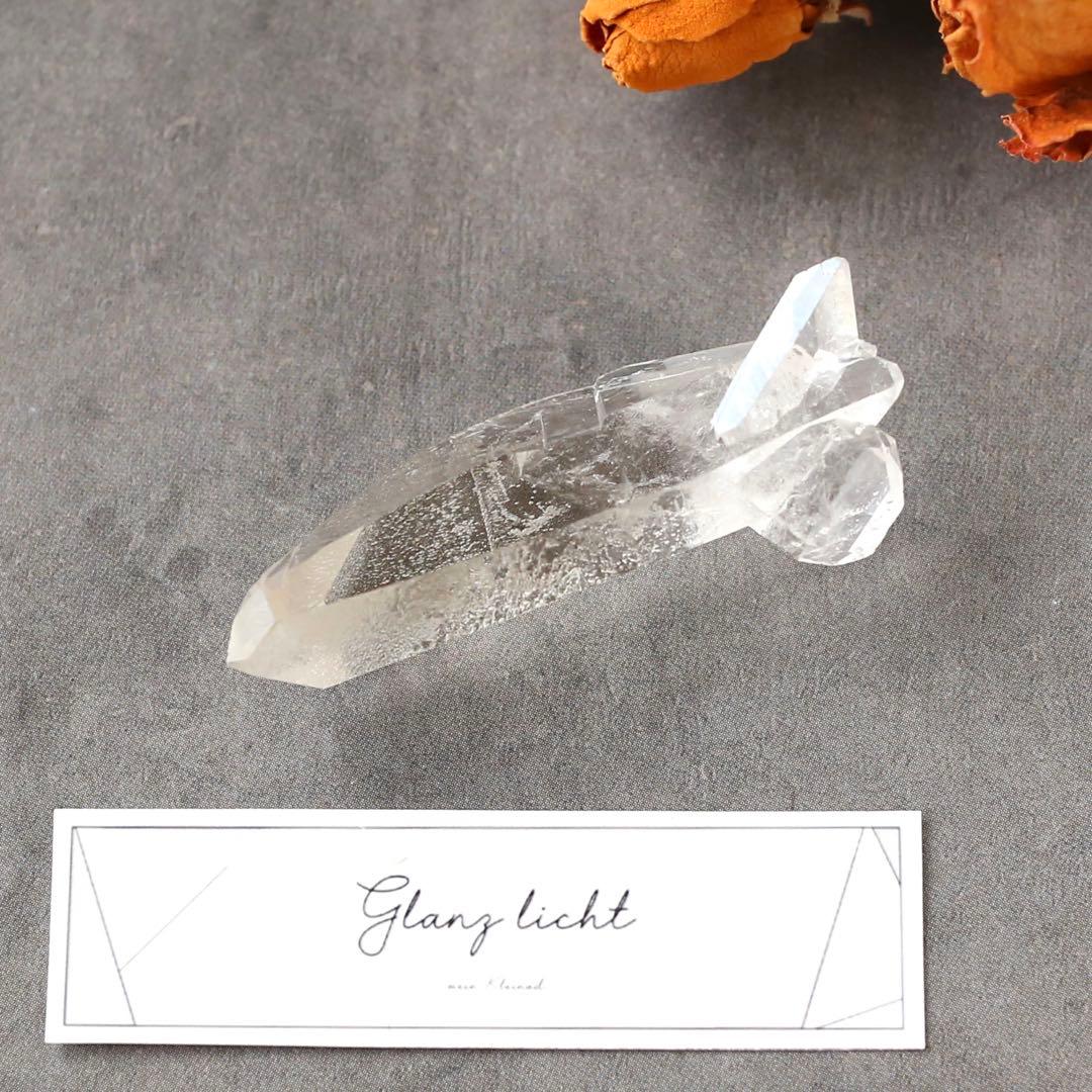 ダブルポイント ヴィジョンクォーツ 水晶 天然石 希少 鉱物 両剣水晶