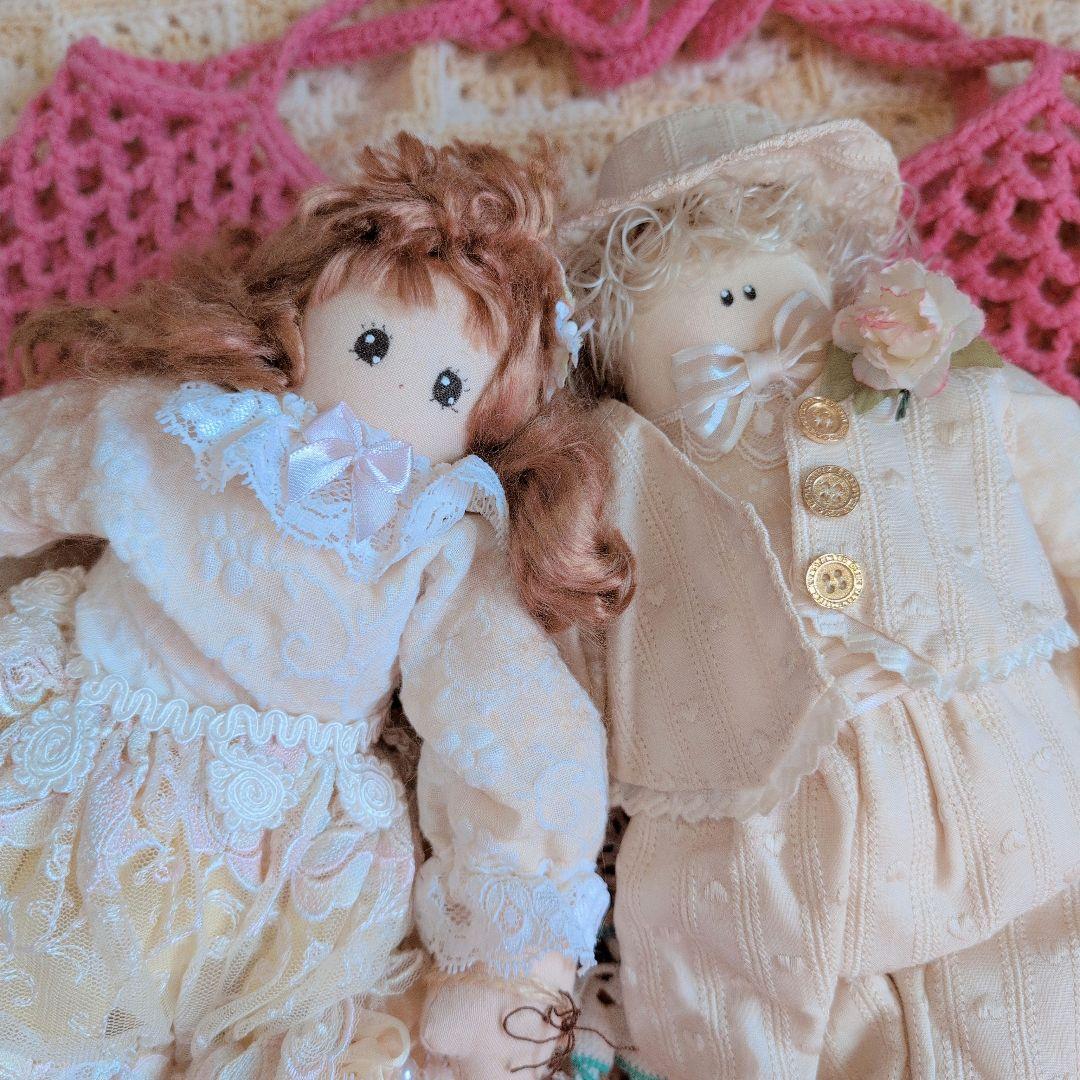 カントリードール/ハンドメイド/うさぎ/人形/イースター/カントリー