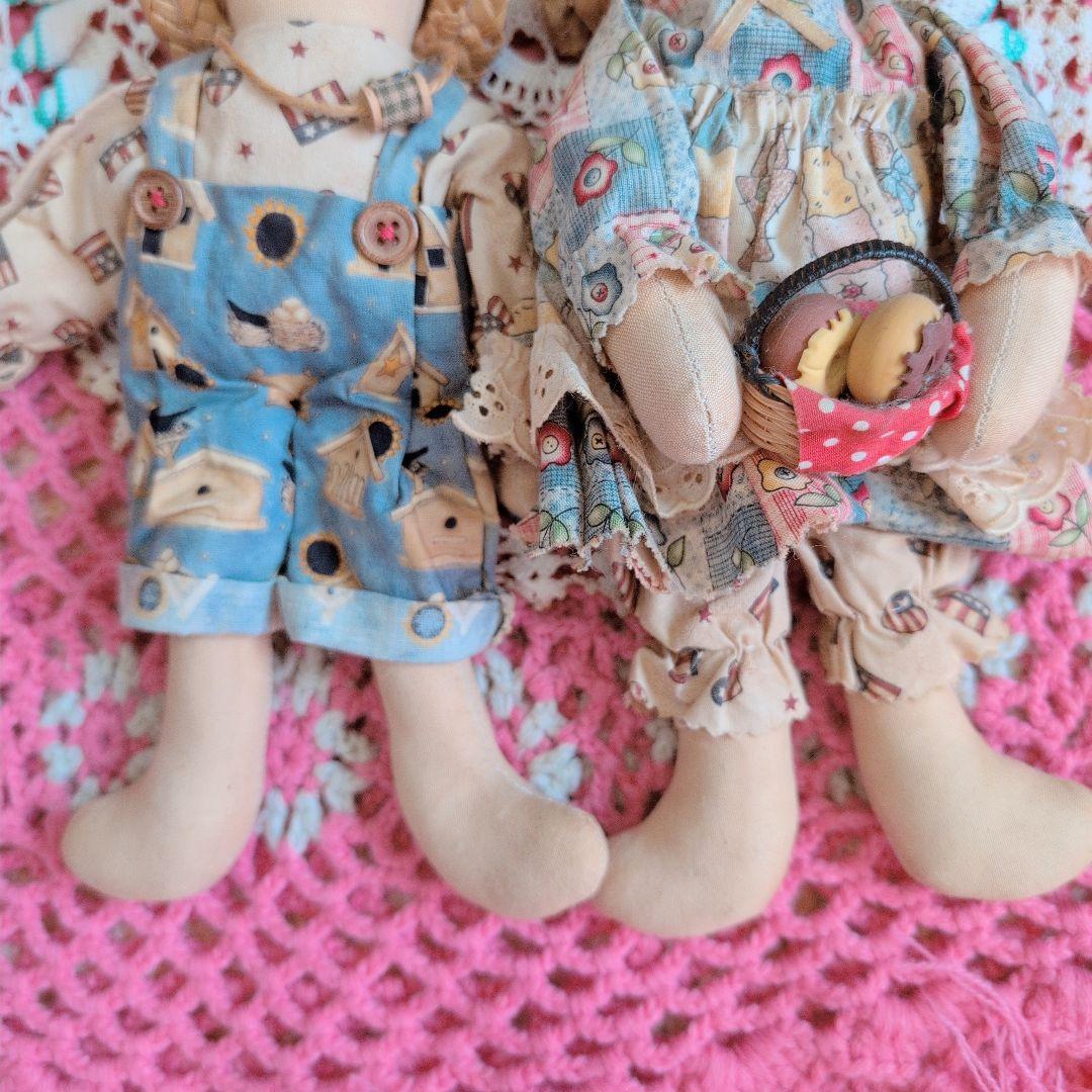 カントリードール/ハンドメイド/うさぎ/人形/イースター/カントリー