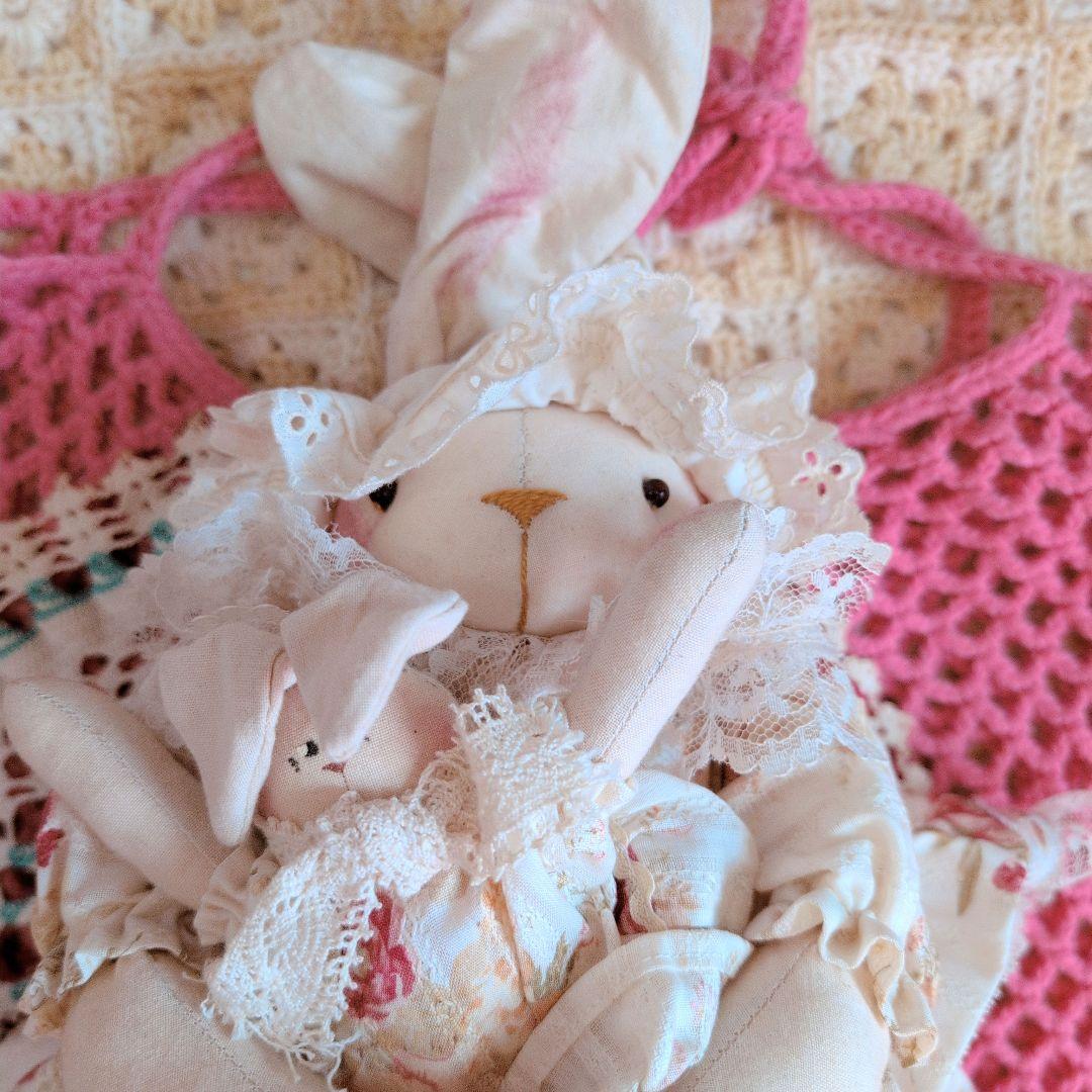 カントリードール/ハンドメイド/うさぎ/人形/イースター/カントリー