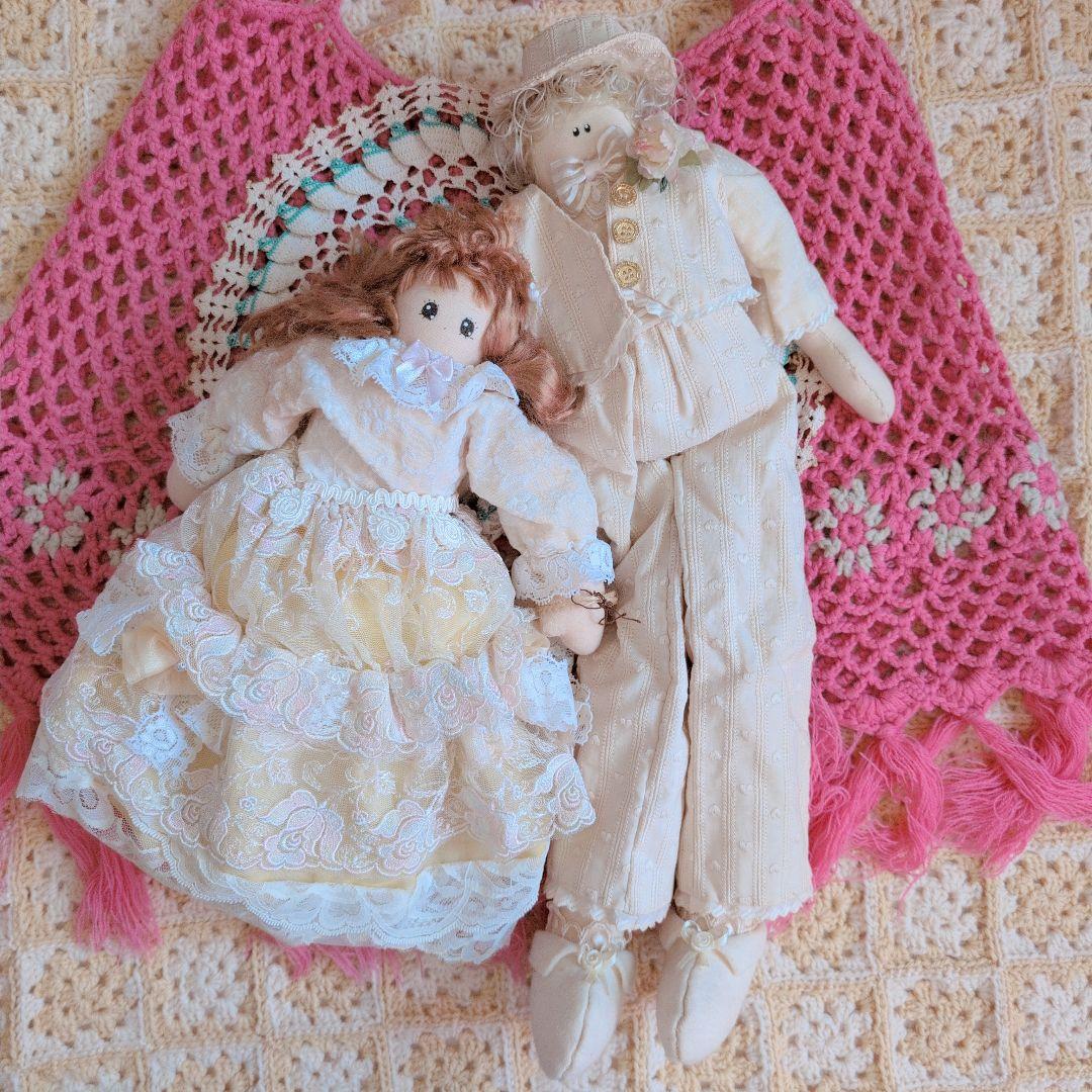 カントリードール/ハンドメイド/うさぎ/人形/イースター/カントリー