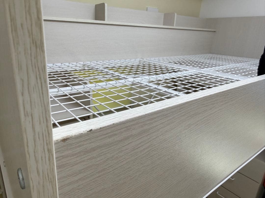 シングルサイズ ロフトベッド 収納付き