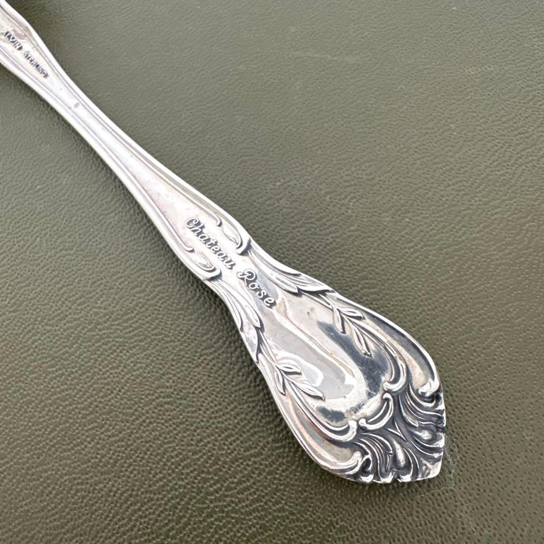 ALVIN STERLING 純銀フォーク　シャトーローズ　シルバー　ビンテージ