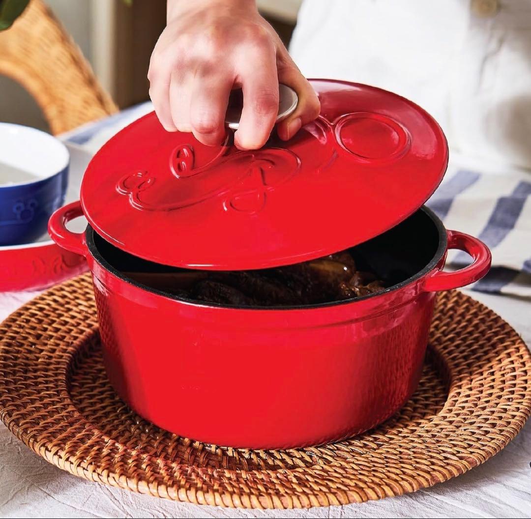 チ*ー様 MAYER マイヤー ディズニー ミッキーマウス 両手鍋 レッド