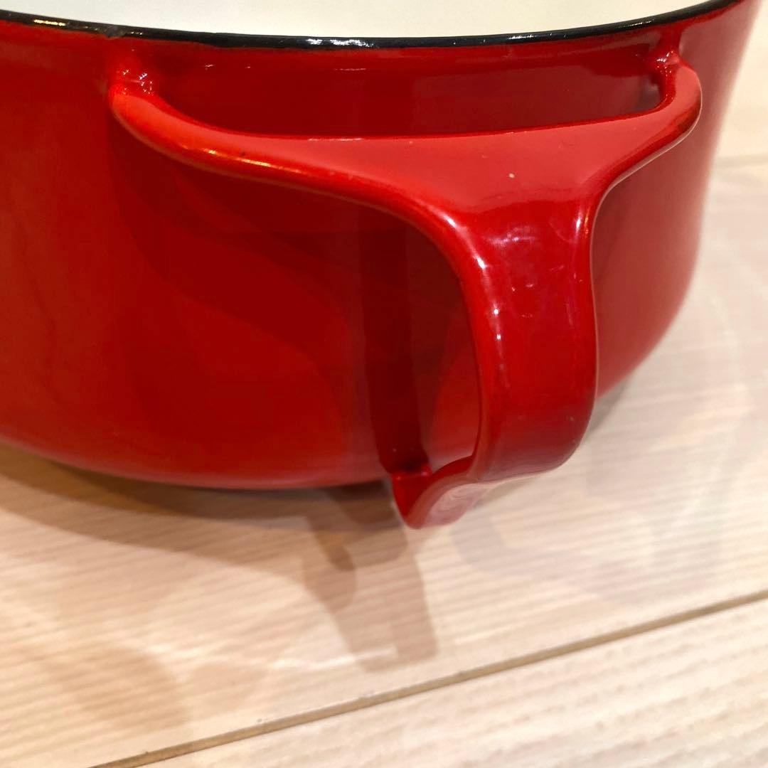 DANSK ダンスク 赤 両手鍋 19㎝ - メルカリ