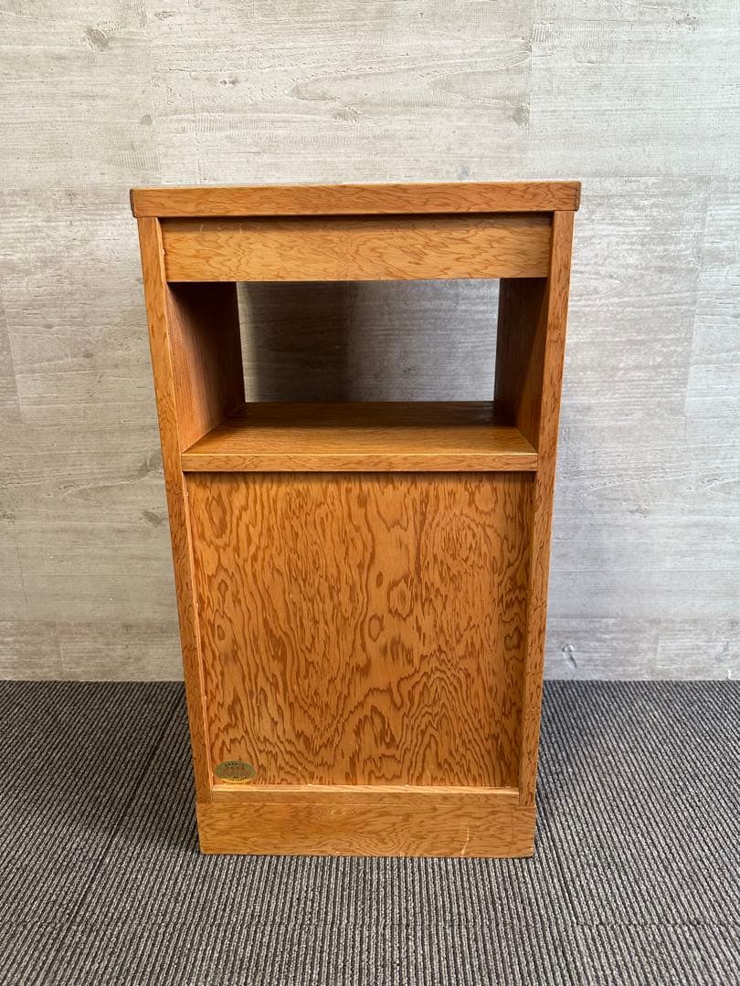 希少！和モダン！屋久杉天然木　電話台・ファックス台　花台