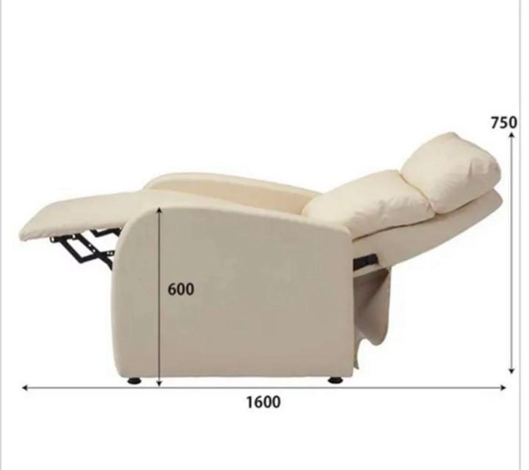 T様　黒のリクライニングチェア　ネイルテーブル　ネイリスト椅子　棚2点