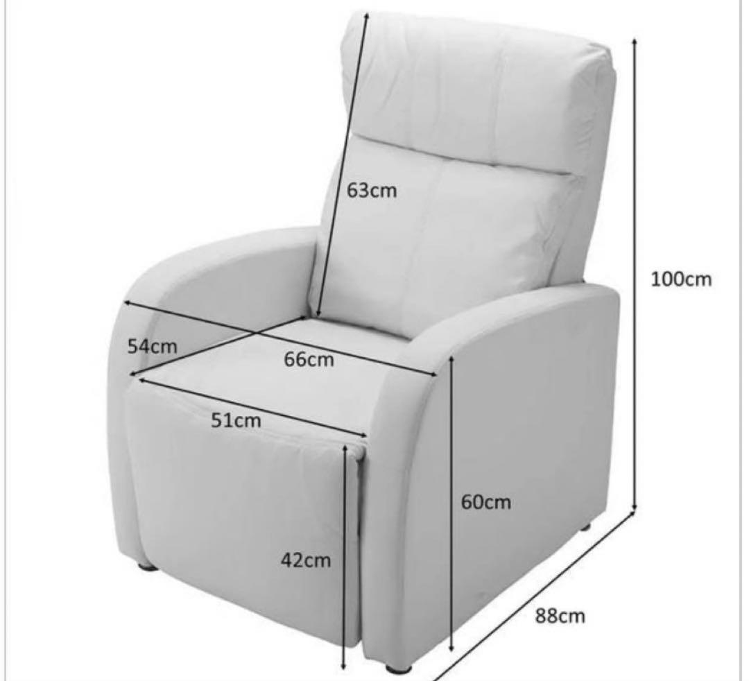 T様　黒のリクライニングチェア　ネイルテーブル　ネイリスト椅子　棚2点