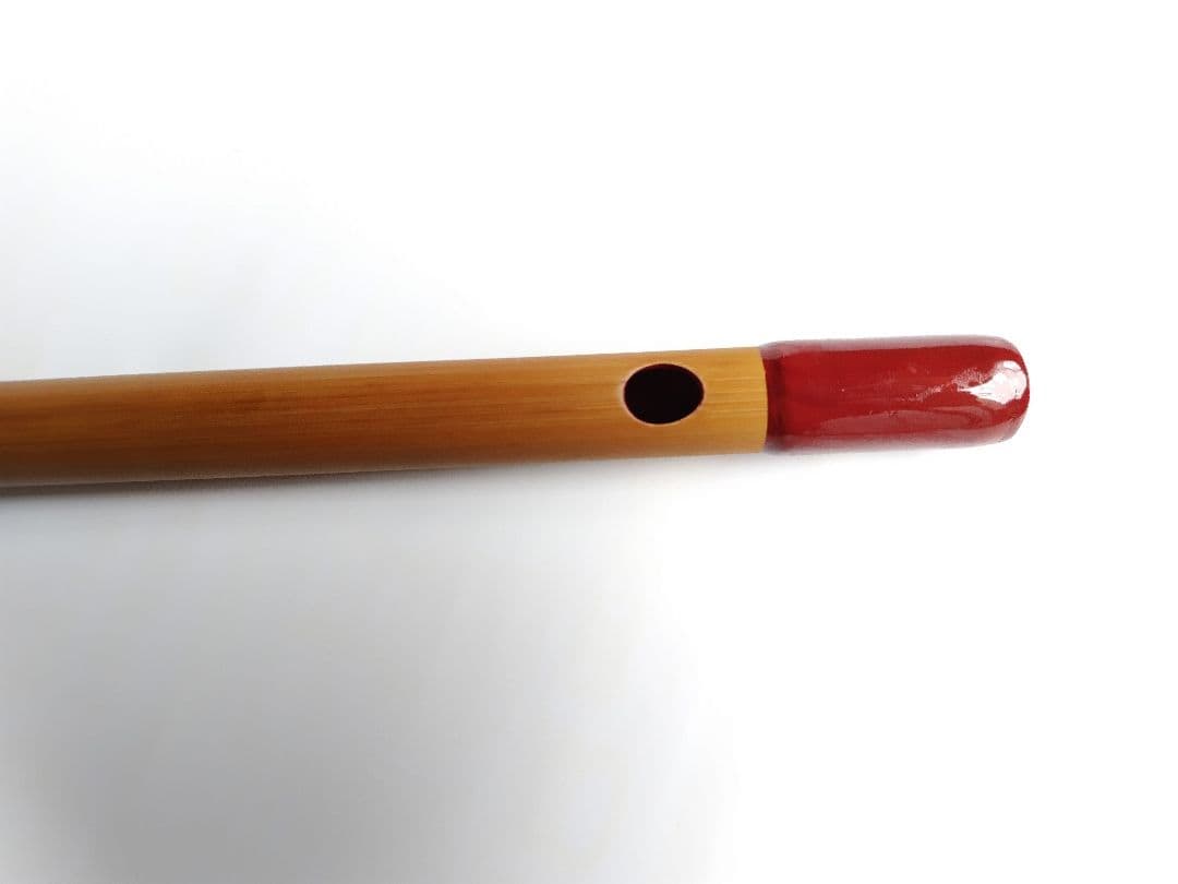 横笛 篠笛 古典調四本調子 赤紅塗り