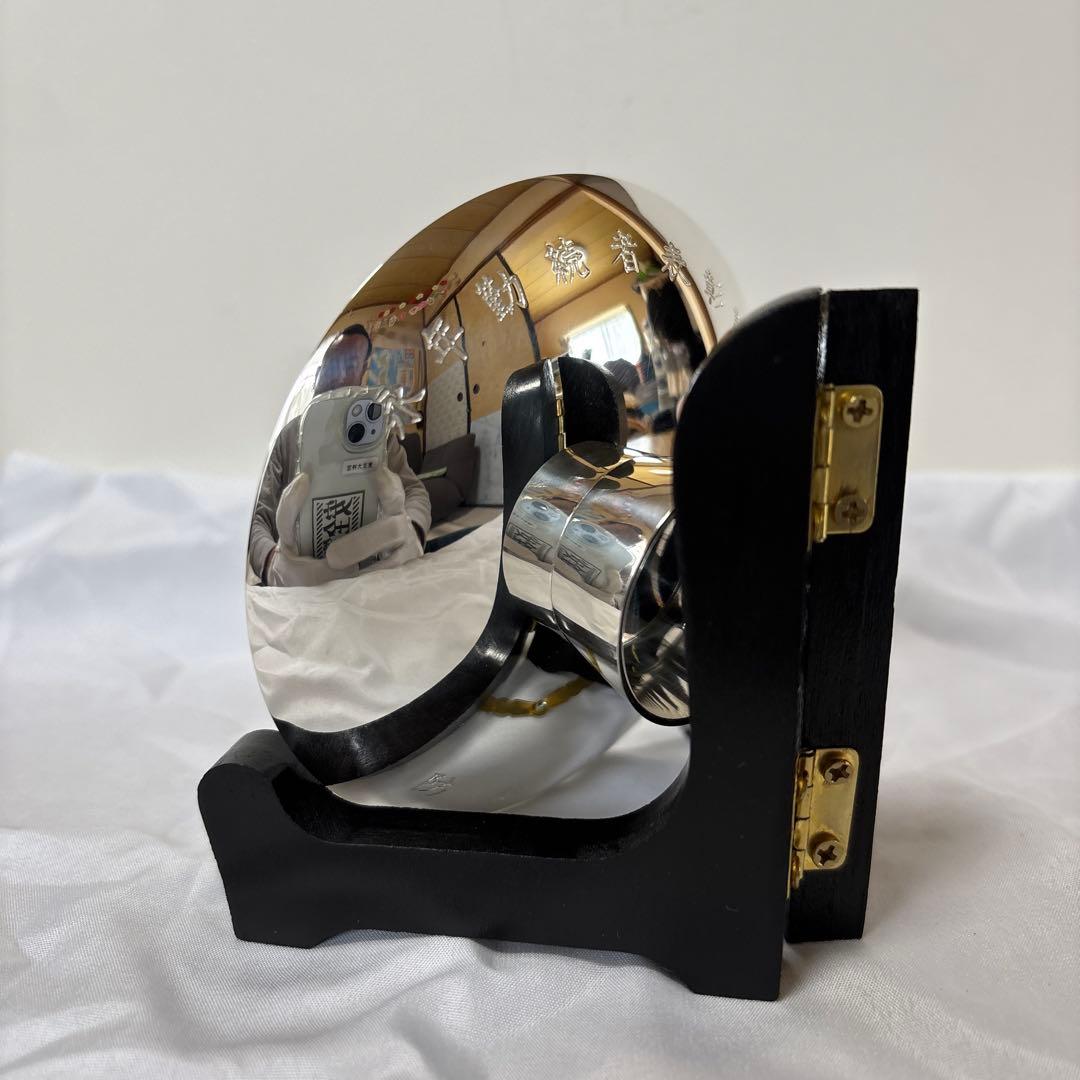 航空自衛隊 自衛隊 永年勤続者表彰記念 純銀 銀杯 銀盃 防衛大臣 純銀