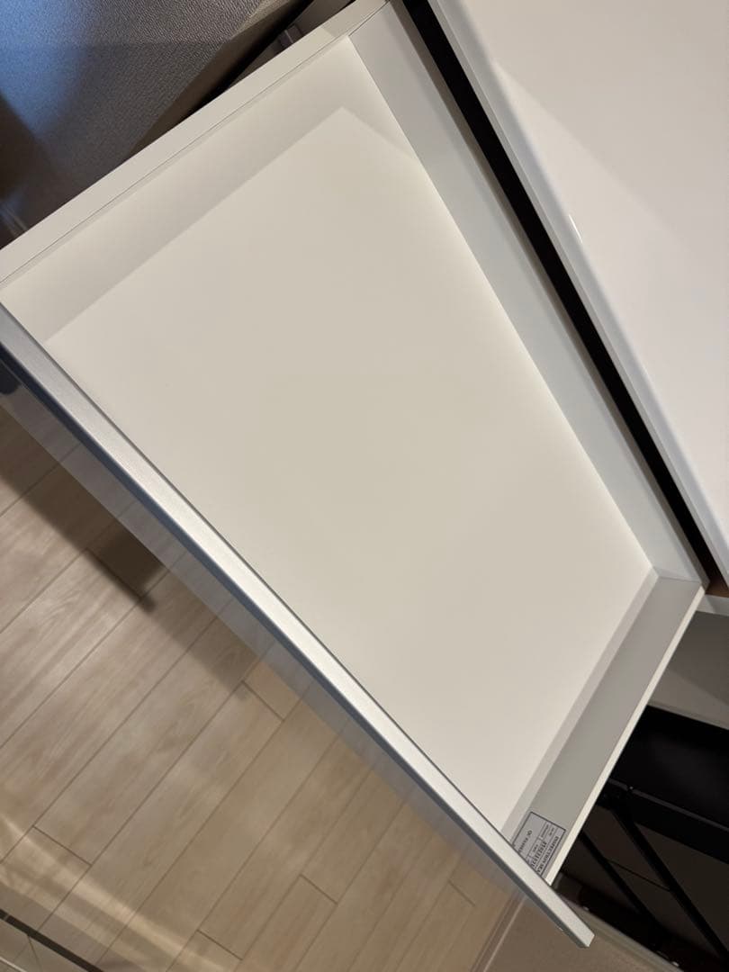 ニトリ　リガーレ　ホワイト 4段引き出し キッチンラック