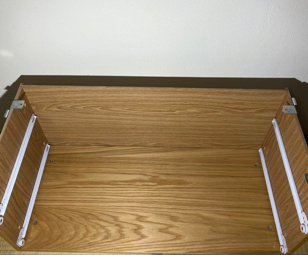 ✨美品✨　無印良品　ステンレスユニットシェルフ　ボックス　オーク　チェスト