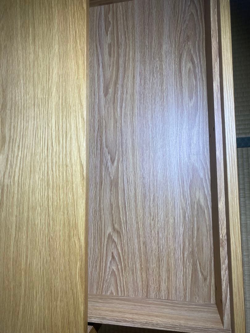 ✨美品✨　無印良品　ステンレスユニットシェルフ　ボックス　オーク　チェスト