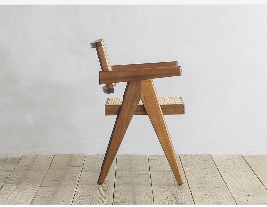 FLYMEe SHADOW CHAIR ラタン アームダイニングチェア　木製