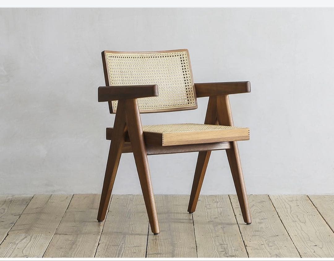 FLYMEe SHADOW CHAIR ラタン アームダイニングチェア　木製