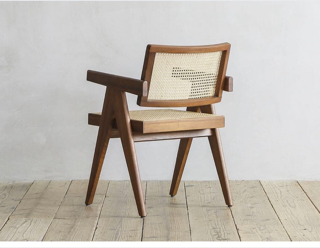 FLYMEe SHADOW CHAIR ラタン アームダイニングチェア　木製