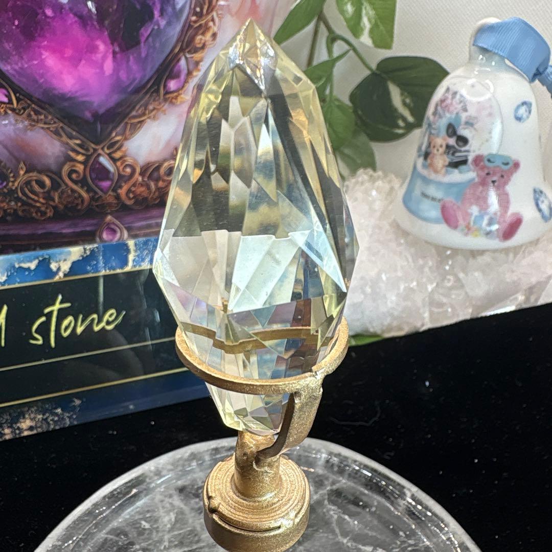 高品質 シトリン108面ファセットカット♡No.2627