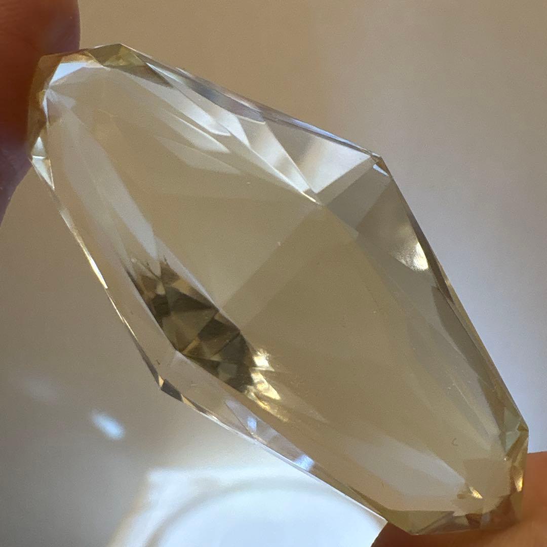 高品質 シトリン108面ファセットカット♡No.2627
