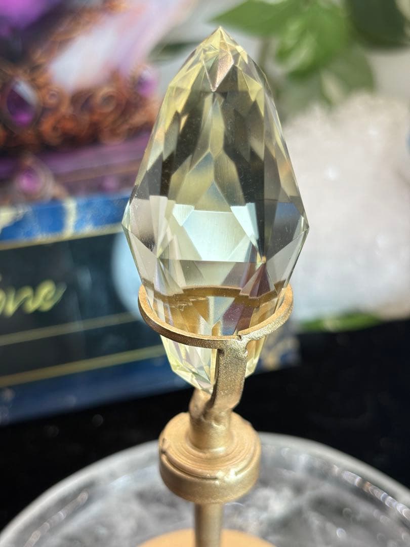 高品質 シトリン108面ファセットカット♡No.2627