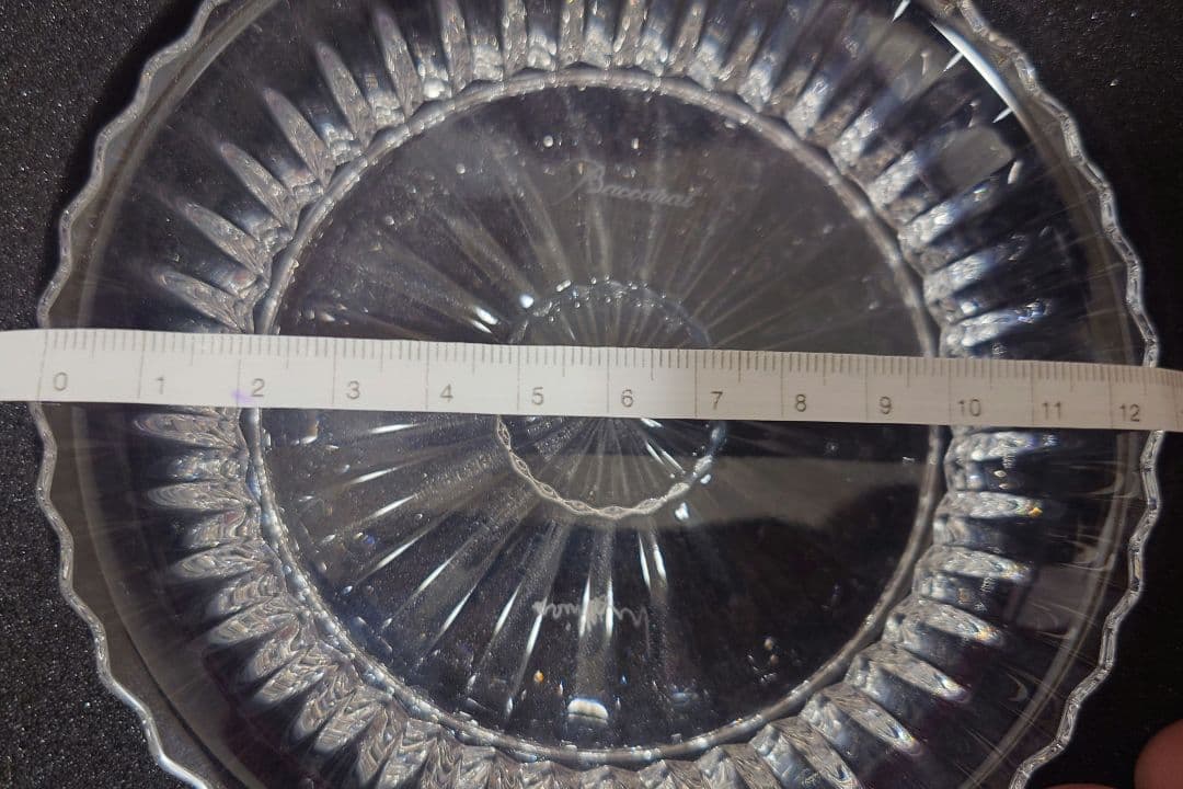 【Baccarat】ミルニュイプレート【未使用開封済み】