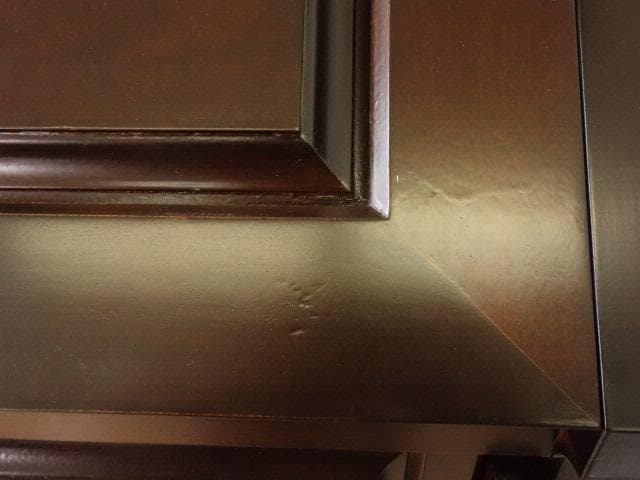 松本民芸家具　ライティング　ビューロー（丸脚）　USED　再塗装済