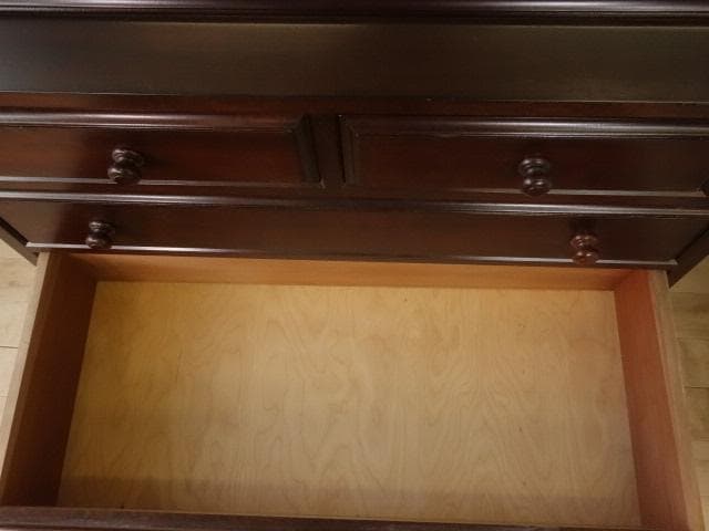 松本民芸家具　ライティング　ビューロー（丸脚）　USED　再塗装済