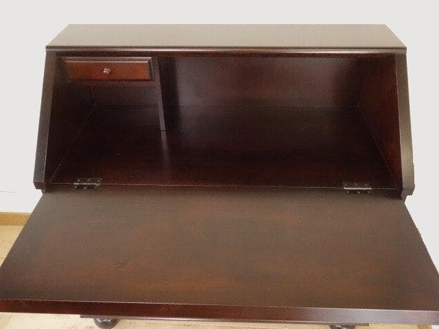 松本民芸家具　ライティング　ビューロー（丸脚）　USED　再塗装済