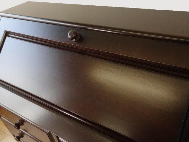 松本民芸家具　ライティング　ビューロー（丸脚）　USED　再塗装済