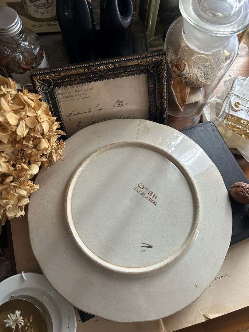 フランスアンティーク ショワジールロワ ツバメ 小鳥 鳥 さくらんぼ