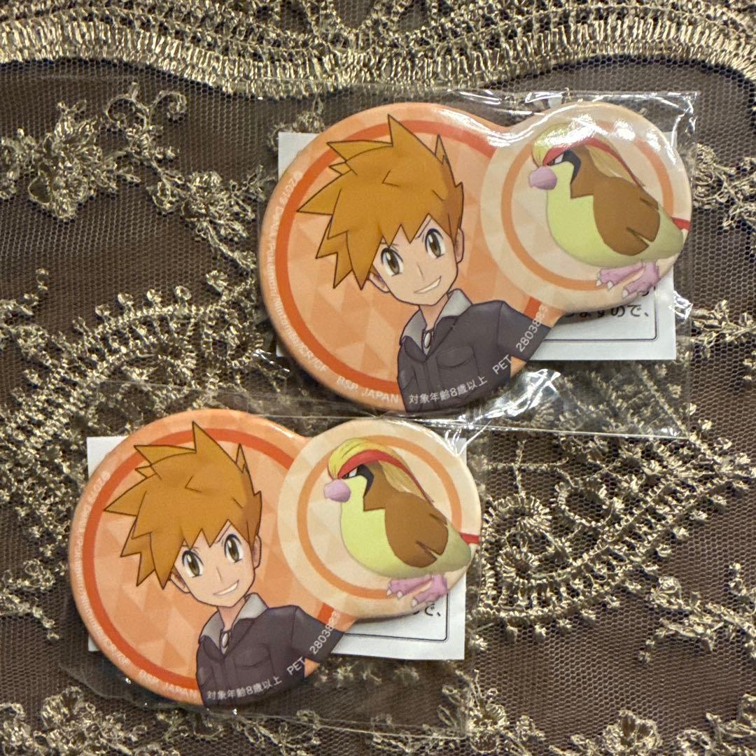 ポケモンマスターズEX ポケモン＆トレーナー缶バッジ 【グリーン