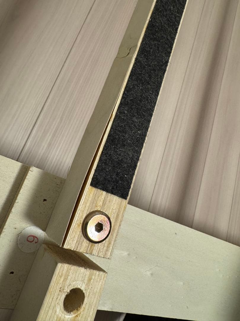 【3段階高さ調節可能】すのこベッドフレーム(セミダブル) 120×200×34