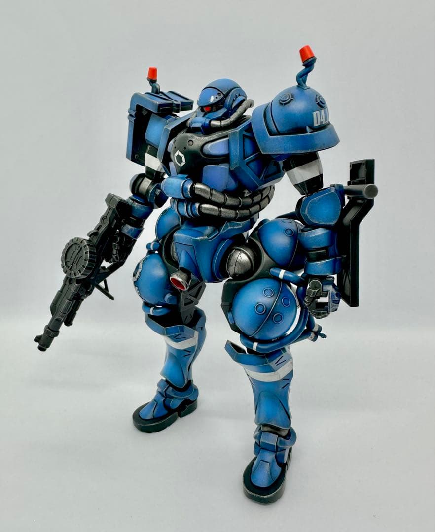 HG軍警ザク 全塗装完成品 - メルカリ