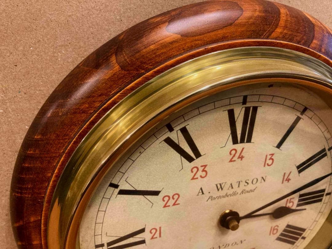 英国LogerLascelles社製 ウォールクロック 掛け時計 ローマ数字